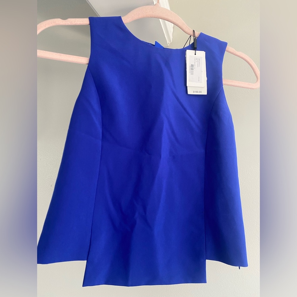 Milly minis blue sleeveless top.